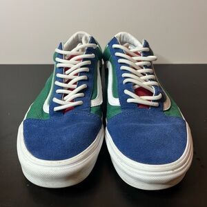 Vans Men's Sneakers in Blue and Green